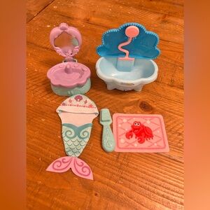 Fisher Price Little People Ariel’s bath time set as is no figurines